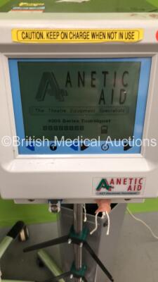 Job Lot Including 1 x Mindray VS-800 Vital Signs Monitor on Stand, 1 x GE ProCare 400 Monitor on Stand with SpO2 Lead and 1 x Anetic Aid Model AET 01.01 4000 Tourniquet on Stand (All Power Up) *1448 / BY6A-A1762P* - 2