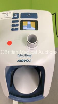 Fisher & Paykel Airvo 2 Humidifier on Stand *Mfd 2018* (Powers Up) *180130064563* - 2