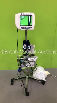 Verathon Medical Glidescope Video Monitor on Stand with Power Supply and Accessories (Powers Up)