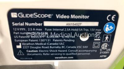 Verathon Medical Glidescope Video Monitor on Stand with Power Supply and Accessories (Powers Up) - 5