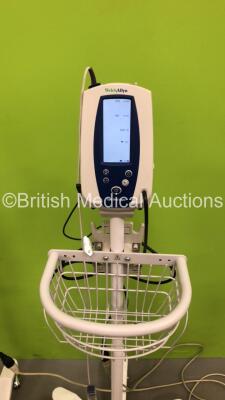 2 x Welch Allyn SPOT Vital Signs Monitors Stands (Both Power Up) *S/N 201008962* - 4