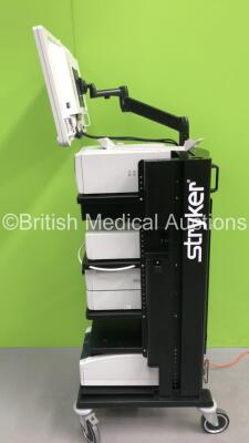 Stryker Stack Trolley with Stryker VisionPro LED Display, Stryker SDC3 HD Information Management System, Stryker Core Powered Instrument Driver, Stryker L9000 LED Light Source, Stryker 1488HD High Definition Camera Control Unit, Stryker 1488 HD Camera Hea - 8