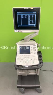 Toshiba Aplio 300 TUS-A300 Flat Screen Ultrasound Scanner *S/N WAC15Y2221* **Mfd 11/2015** Software Version AB_V6.00*R003 with Sony UP-D897 Digital Graphic Printer (Powers Up) ***IR671***