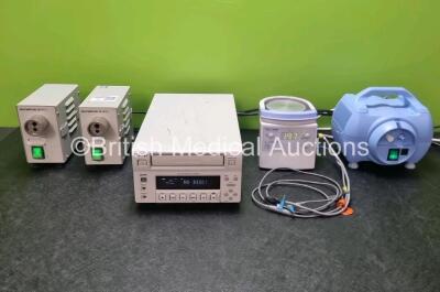 Mixed Lot 1 x Fisher & Paykel Respiratory Humidifier,1 x Sony DVO-1000MD DVD Recorder, 2 x Olympus MU-1 Leakage Tester Maintenance Units, 1 x Medix Nebuliser (All Power Up) *SN7750174 / 7750173 / EC4023 / 722188* *S*