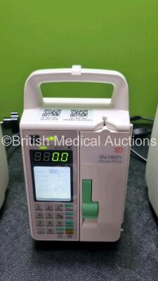 4 x Sino Medical SN-1800V Infusion Pumps with Accessories *Mfd 2020* (All Power Up, Unused in Boxes) - 4