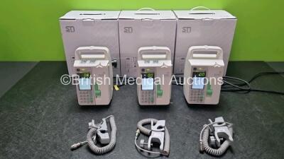 4 x Sino Medical SN-1800V Infusion Pumps with Accessories *Mfd 2020* (All Power Up, Unused in Boxes) - 6