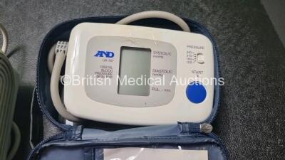 Mixed Lot Including, 1 x PRO PLUS NG Ear Irrigator, 1 x Salter Aire Elite Compressor, 1 x B&D Nippy ST+ Ventilator, 1 x Omron Digital BP Meter, 1 x A&D Digital BP Monitor, 1 x Omron Compair Compressor Nebuliser (All Power Up) - 3