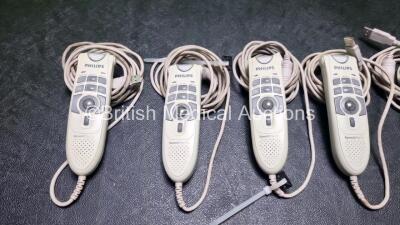 7 x Philips SpeechMike Pro Dictation Microphones (1 x Missing Control Ball - See Photos) - 4