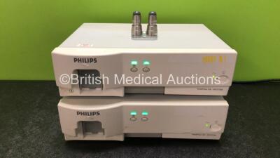 2 x Philips IntelliVue G5 M1019A Gas Modules (Both Power Up) *RI*