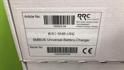 3 x RRC-SMB-UBC SMBUS Universal Battery Chargers (Manufactured for Drager - Excellent Condition - Like New) *RI* - 5