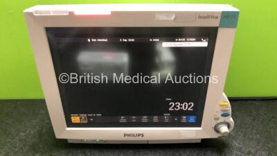 Job Lot Including 1 x Philips IntelliVue MP70 Touch Screen Patient Monitor (Powers Up with Damage to Casing - See Photos) 1 x Philips IntelliVue X2 Patient Monitor with Press, Temp, NBP, SPO2 and ECG Resp Options (Powers Up) and 1 x Philips M3015A Opt: C0 - 2