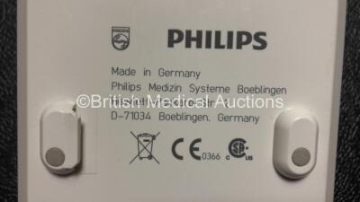 Job Lot Including 1 x Philips IntelliVue MP70 Touch Screen Patient Monitor (Powers Up with Damage to Casing - See Photos) 1 x Philips IntelliVue X2 Patient Monitor with Press, Temp, NBP, SPO2 and ECG Resp Options (Powers Up) and 1 x Philips M3015A Opt: C0 - 11