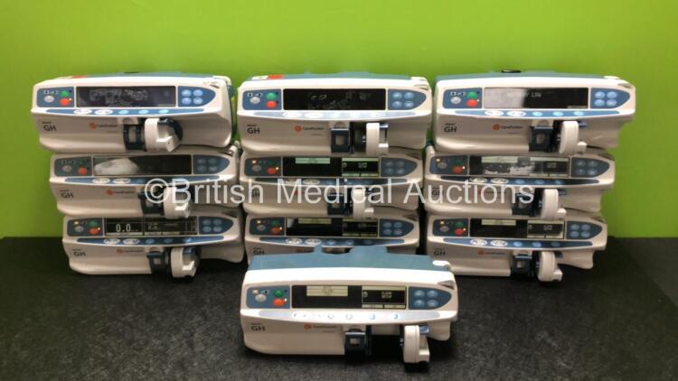 10 x Carefusion Alaris GH Syringe Pumps (All Power Up, 1 x Requires Services)