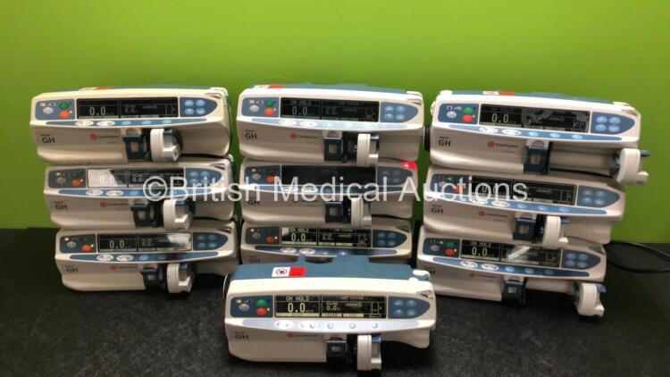 10 x Carefusion Alaris GH Syringe Pumps (All Power Up, 1 x Powers Up with Blank Screen)