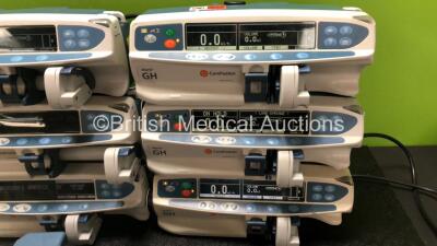 10 x Carefusion Alaris GH Syringe Pumps (9 x Power Up, 1 x Draws Power Does Not Power Up, 2 x Require Service) - 4