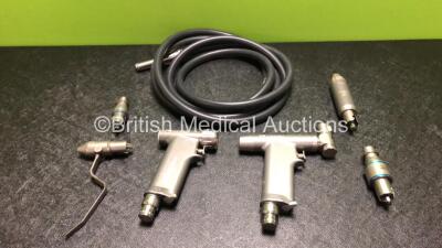 1 x ConMed Power Pro 6175 Handpiece and 1 x ConMed Power Pro 6150 Handpiece with Attachments and Hoses