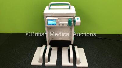 1 x MedCaptain Model HP-30 Touch Screen Syringe Pump with 1 x HP-80 Infusion Workstation *Mfd 2020* (Both Power Up)