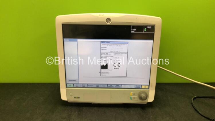 GE B650 Touch Screen Patient Monitor *Mfd 09-2011* (Powers Up)