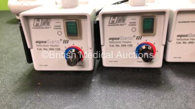 Mixed Lot Including 8 x Ombra Table Top Compressors (All Power Up) 6 x Hudson aquatherm III Nebulizer Heaters (All Power Up) - 2