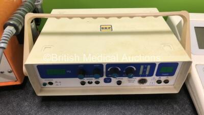 Mixed Lot Including 1 x Sonacel Multiphon Mk II Triple Frequency Ultrasonic Therapy Apparatus Unit (Powers Up) 2 x Welch Allyn 767 Series Transformers (Both Power On with Damage to Cables - See Photos) 1 x SKF Services Inter-Stim Unit (Untested Due to Mis - 7