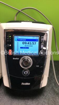 2 x ResMed Stellar 100 CPAP's (Both Power Up) *S/N 2217181414 / 20140827017* - 3