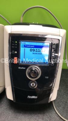 2 x ResMed Stellar 100 CPAP's (Both Power Up) *S/N 20150461630 / 20151392856* - 3