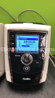 2 x ResMed Stellar 100 CPAP's (Both Power Up) *S/N 20151352438 / 20151352420* - 3