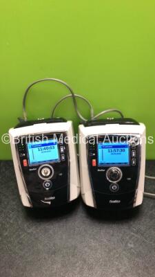 2 x ResMed Stellar 100 CPAP's (Both Power Up - 1 x Missing Dial - See Pictures) *S/N 20160578845 / 20160880477*