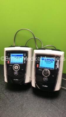 2 x ResMed Stellar 100 CPAP's (Both Power Up - 1 x Missing Dial - See Pictures) *S/N 20160578845 / 20160880477* - 4