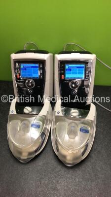 2 x ResMed Stellar 150 CPAP,s with 2 x ResMed H4i Humidifiers (Both Power Up with Power Supplies) *S/N 20151236505 / 22171714868* - 4