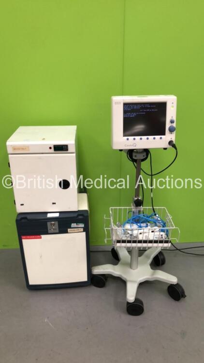 1 x Deltex Medical Cardio Q Monitor on Stand and 2 x Fridges (All Power Up)