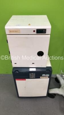 1 x Deltex Medical Cardio Q Monitor on Stand and 2 x Fridges (All Power Up) - 3