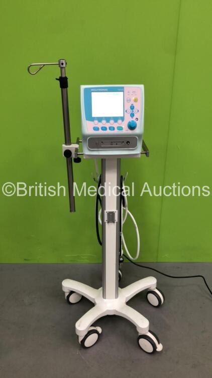 Acutronic Fabian Therapy Ventilator on Stand (Powers Up) *Mfd 12/2014*