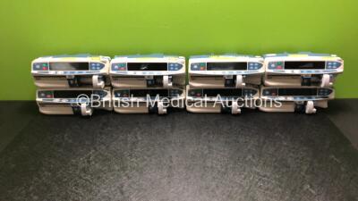 Job Lot of 8 x Cardinal Health Alaris GH Syringe Pumps (All Power Up, 2 x Require Service - See Photos) *RI*