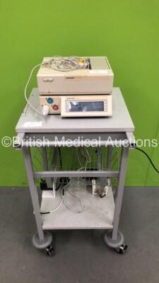 Huntleigh Sonicaid Team Duo Fetal Monitor on Stand with 1 x US Transducer (Powers Up)