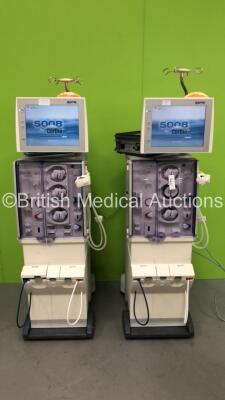 2 x Fresenius Medical Care 5008 Cordiax Dialysis Machines - Software Version 4.58 - Running Hours 35166 / 36497 (Both Power Up)