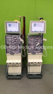 2 x Fresenius Medical Care 5008 Cordiax Dialysis Machines - Software Version 4.58 - Running Hours 34949 / 33397 (Both Power Up)