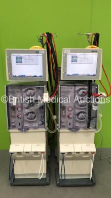 2 x Fresenius Medical Care 5008 Cordiax Dialysis Machines - Software Version 4.58 - Running Hours 24696 / 35757 (Both Power Up)