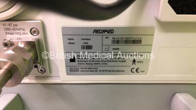 Aeonmed VG70 Ventilator Software Version 2.00, Running Hours 0h 10m with 1 x Hose on Stand *Mfd 06-2020* (Powers Up with Missing Valve - See Pictures) - 4