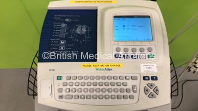 Welch Allyn CP200 ECG Machine on Stand with 10 Lead ECG Leads (Powers Up) *S/N 20014579* - 3