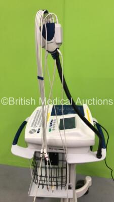 Welch Allyn CP200 ECG Machine on Stand with 10 Lead ECG Leads (Powers Up) *S/N 20014579* - 5