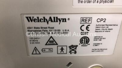 Welch Allyn CP200 ECG Machine on Stand with 10 Lead ECG Leads (Powers Up) *S/N 20014579* - 6