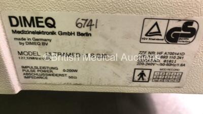 Dimeq Ultramed Therapy Unit with Applicator (Powers Up) *S/N 6741* - 5