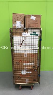 Cage of Surgical Gowns, Masks and Goggles (Cage Not Included)