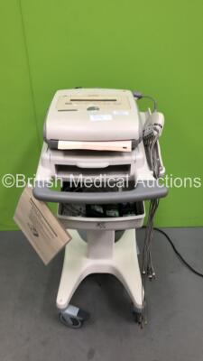 Philips PageWriter Trim I ECG Machine on Stand with 10 Lead ECG Leads (Powers Up)