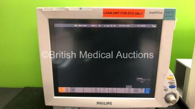 2 x Philips IntelliVue MP70 Neonatal Patient Monitors (Both Power Up) *SN DE35017274 / DE35017289* - 4