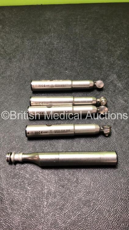 Job Lot of Handpieces Including 4 x Stryker 5400-034-000 Sagittal Saw Handpieces and 1 x Stryker 5400-31 Core Oscillating Handpiece *SN 0431500473, 1832504493, 1916930553, 0904813343, 1520315143*