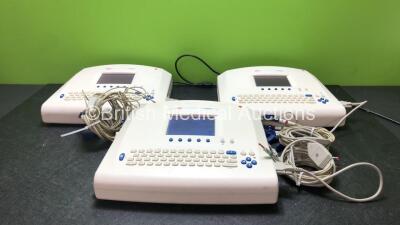 Job Lot Including 2 x Seca CT8000L ECG Machines with 2 x 10 Lead ECG Leads and 1 x SecaCT8000P ECG Machine with 1 x 10 Lead ECG Lead (All Power Up)