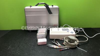 Seca CT8000i ECG Machine with 1 x 10 Lead ECG Lead and 7 x Printer Reels in Seca Carry Case (Powers Up)