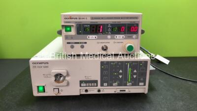 1 x Olympus UHI-3 Insufflator Unit with Olympus MAJ-1084 CO2 Hose and 1 x Olympus EVIS CLV-U20